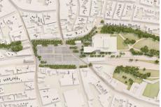 Desing new Zand square Bruges